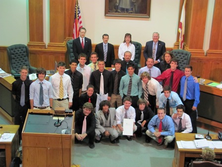 5-11-10 Bishop Verot High School Boys Soccer Team